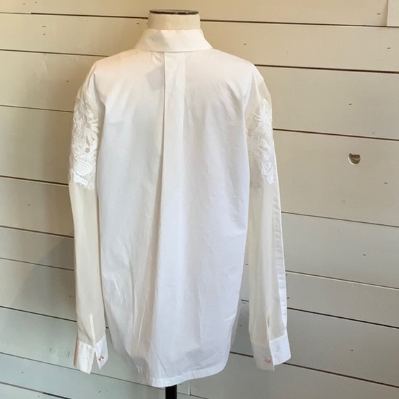 ESCADA white cotton blouse - Picture 9 of 12